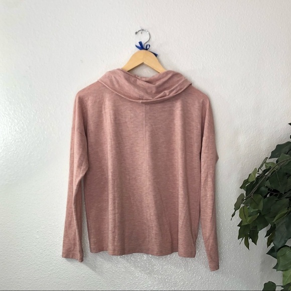 Lou & Grey Pink Cowl Neck Top - Picture 5 of 5